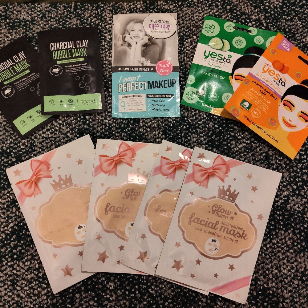NWT!! Bundle Of Face Masks (9ct)